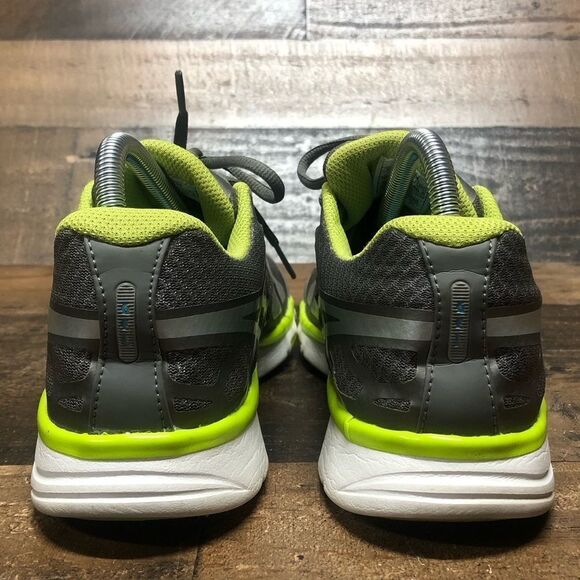 ASICS Gel S377N Athletic running shoes womens size 9 silver green running - Picture 4 of 6